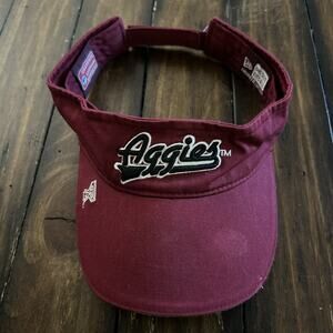 Texas A&M Aggies Strapback Visor New Era Golf Cap Preppy Athletic Travel Sports